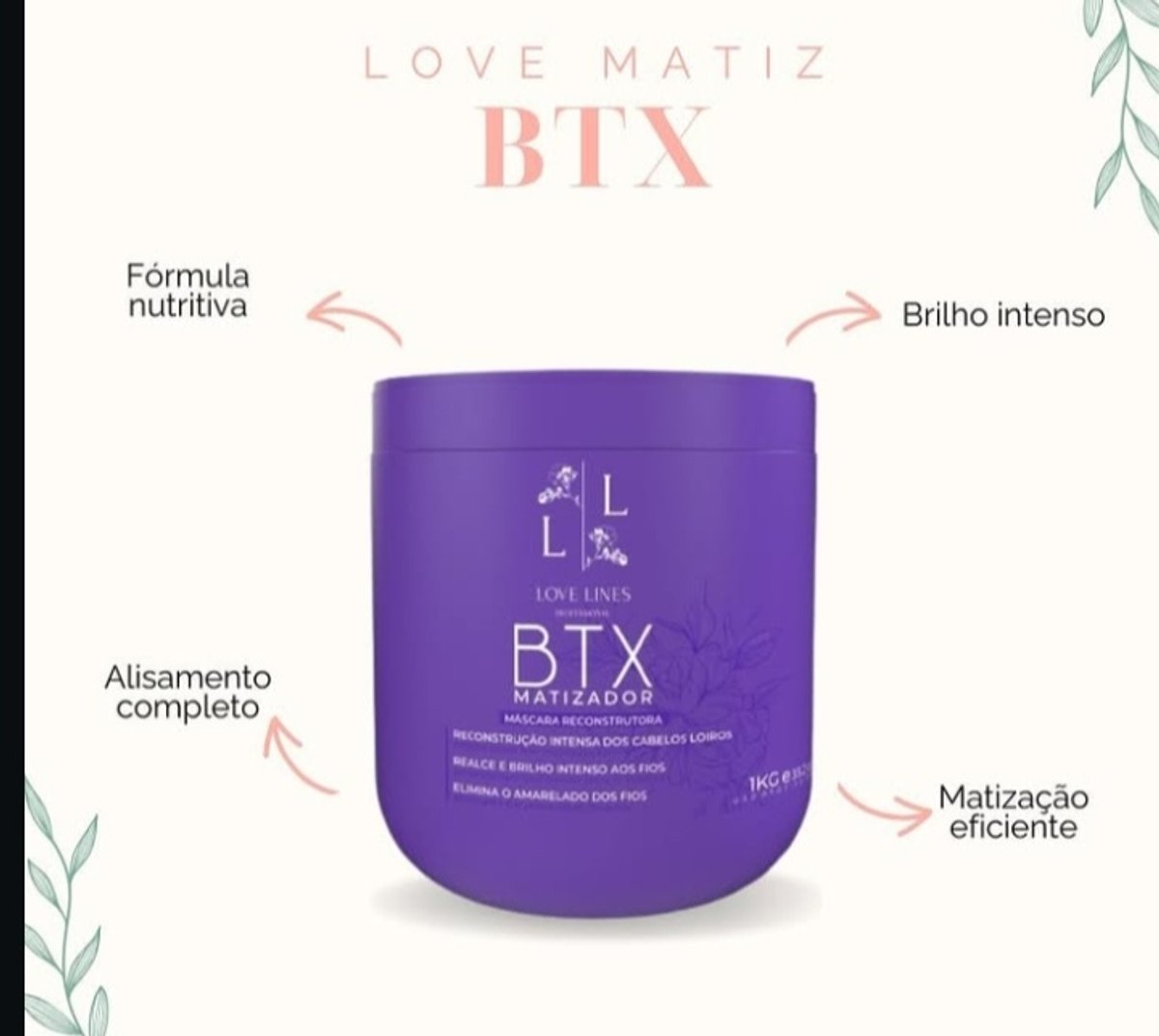 Máscara BTX Matizadora Love Lines  - 4
