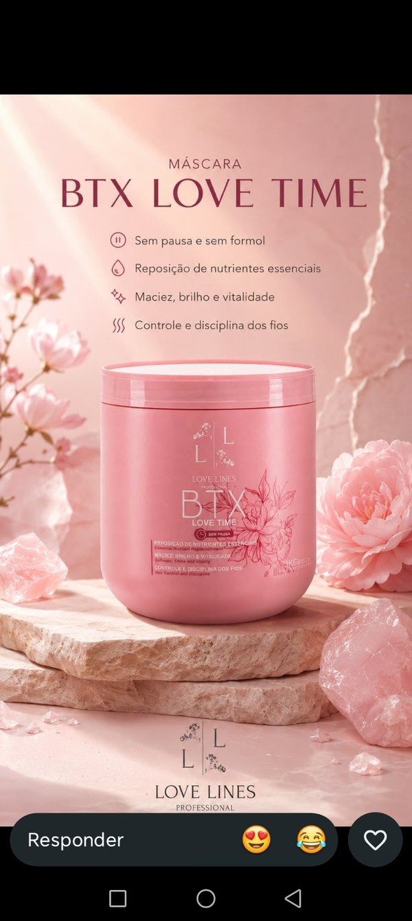 Máscara BTX - Trátamiento Capilar Reparador Efecto Salón