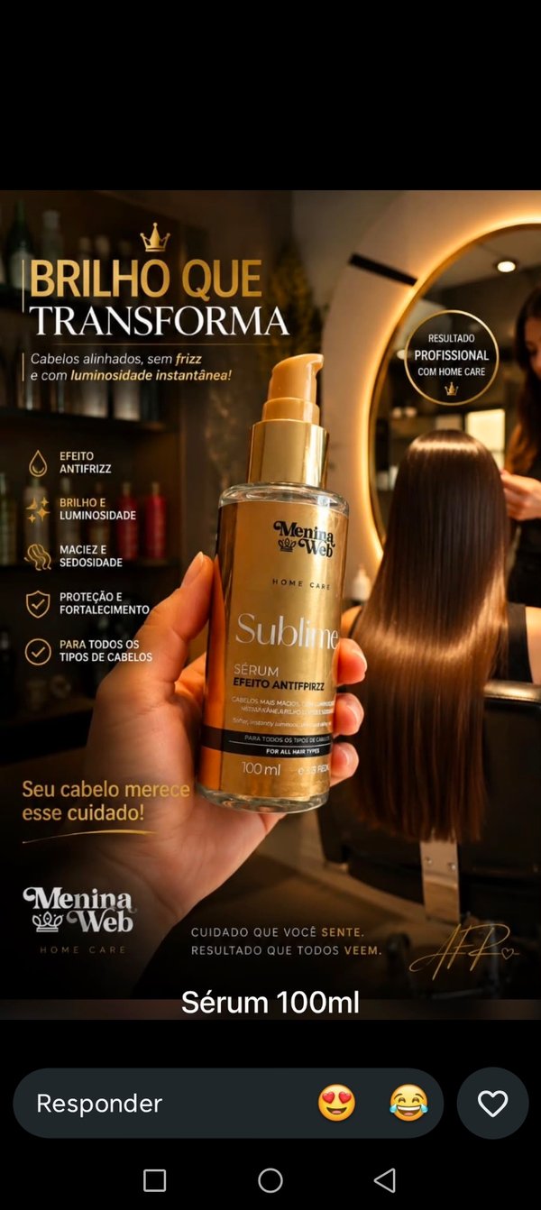 Sérum finalizador Sublime! ✨