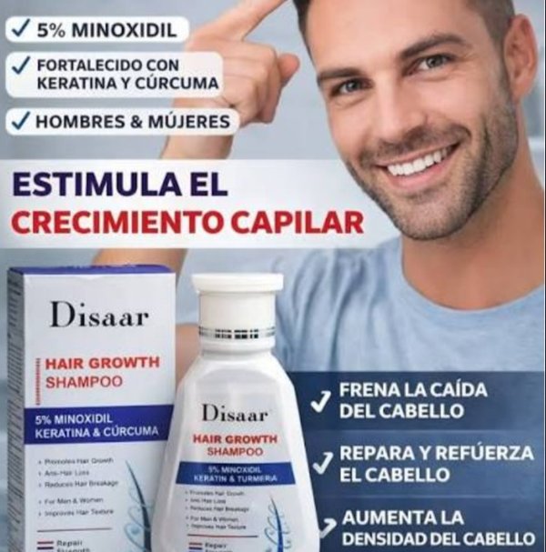 Shampoo anti caída y Crecimiento 🫒