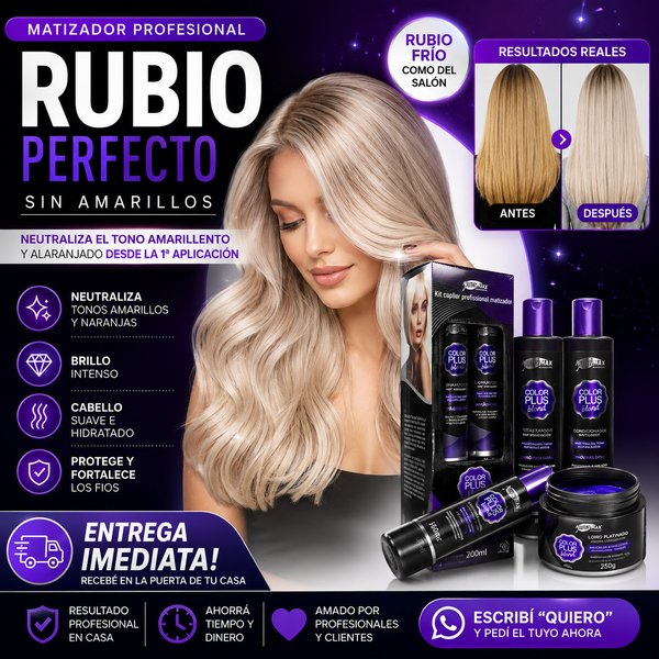 Kit Matizador bloun 4en1 ✨