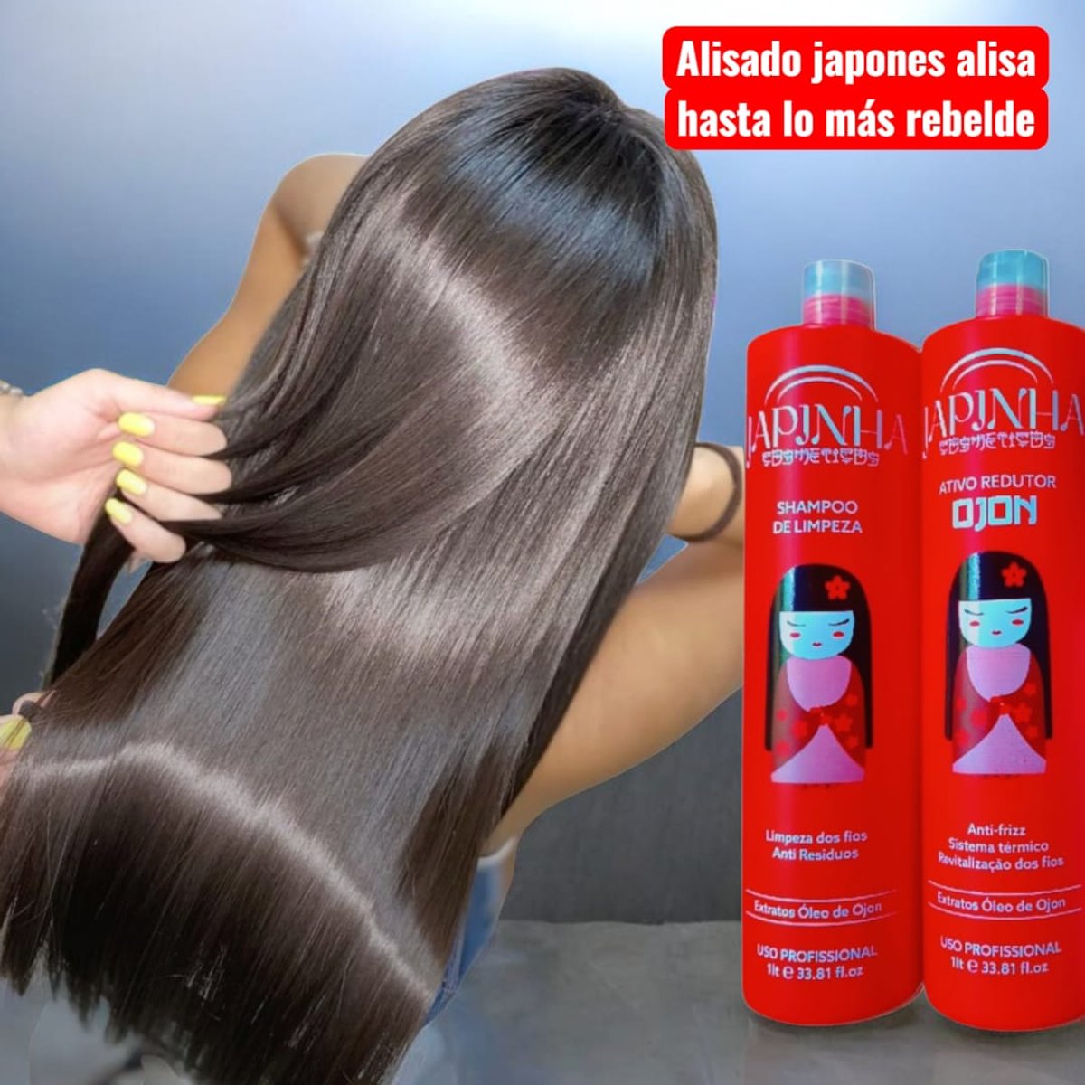 Alisado Japones Con Formol par de 1L Progresiva  Liso Extremo💆✨