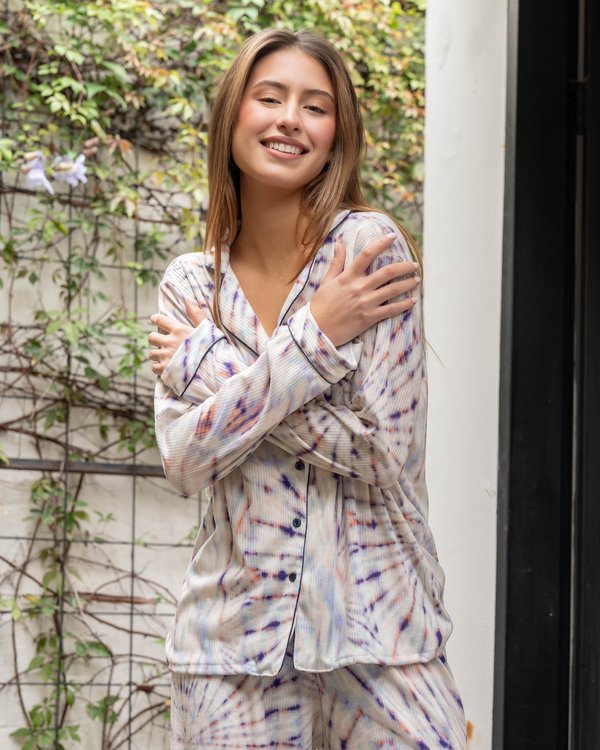 Pijama Opal - Mangas largas con pantalón