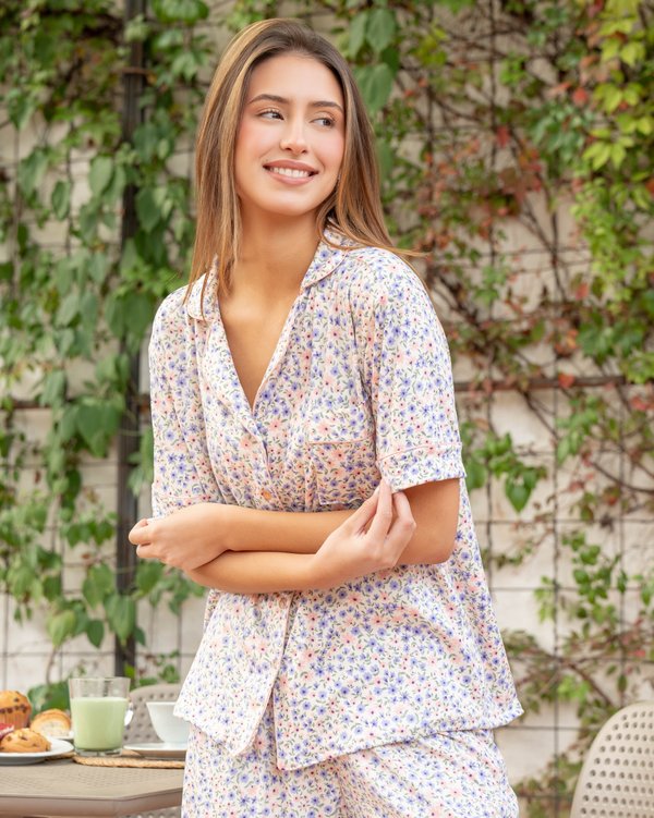 Pijama Provence - Mangas cortas con pantalón