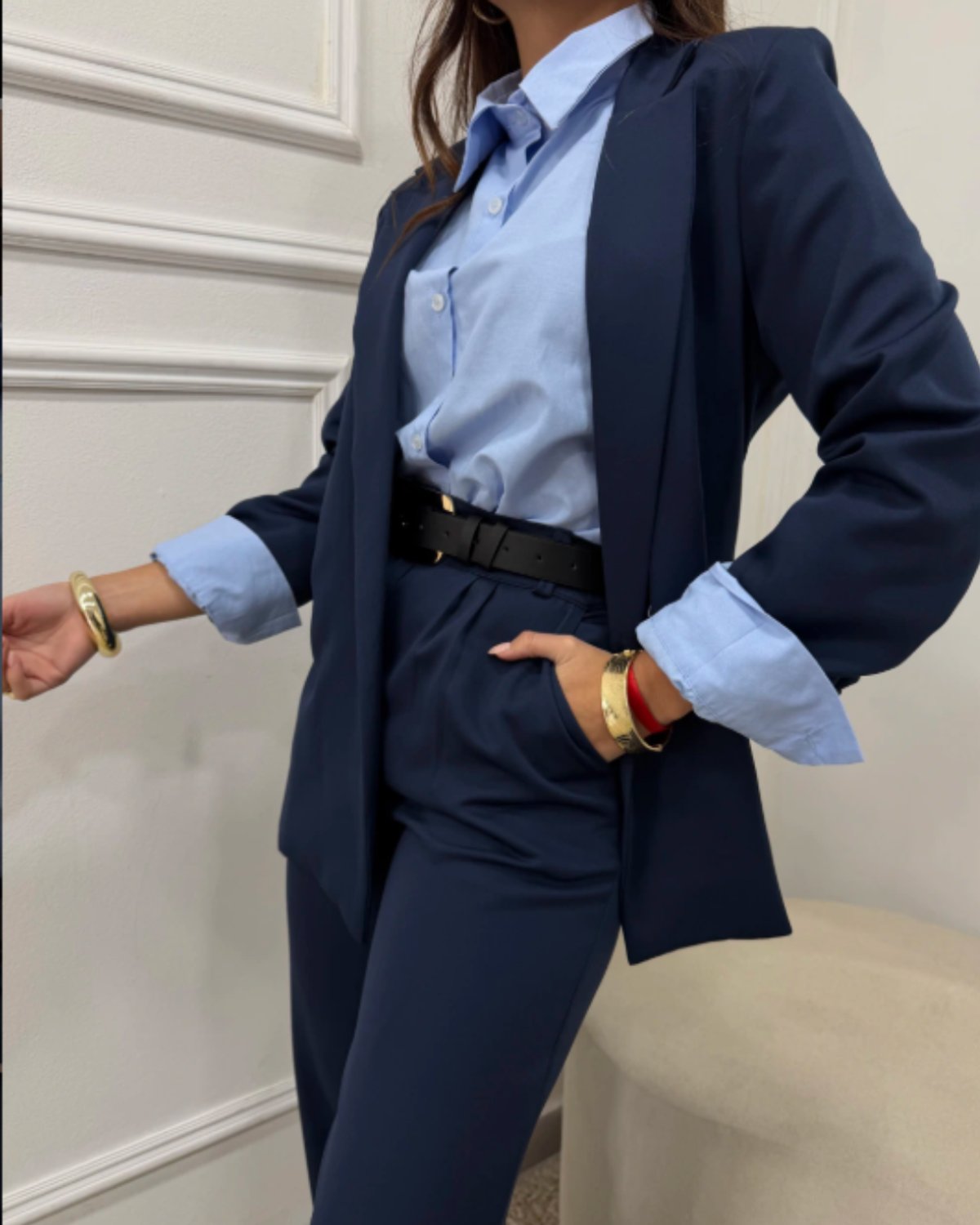 Conjunto Sastrero Blazer Forrado + Pantalón - 2