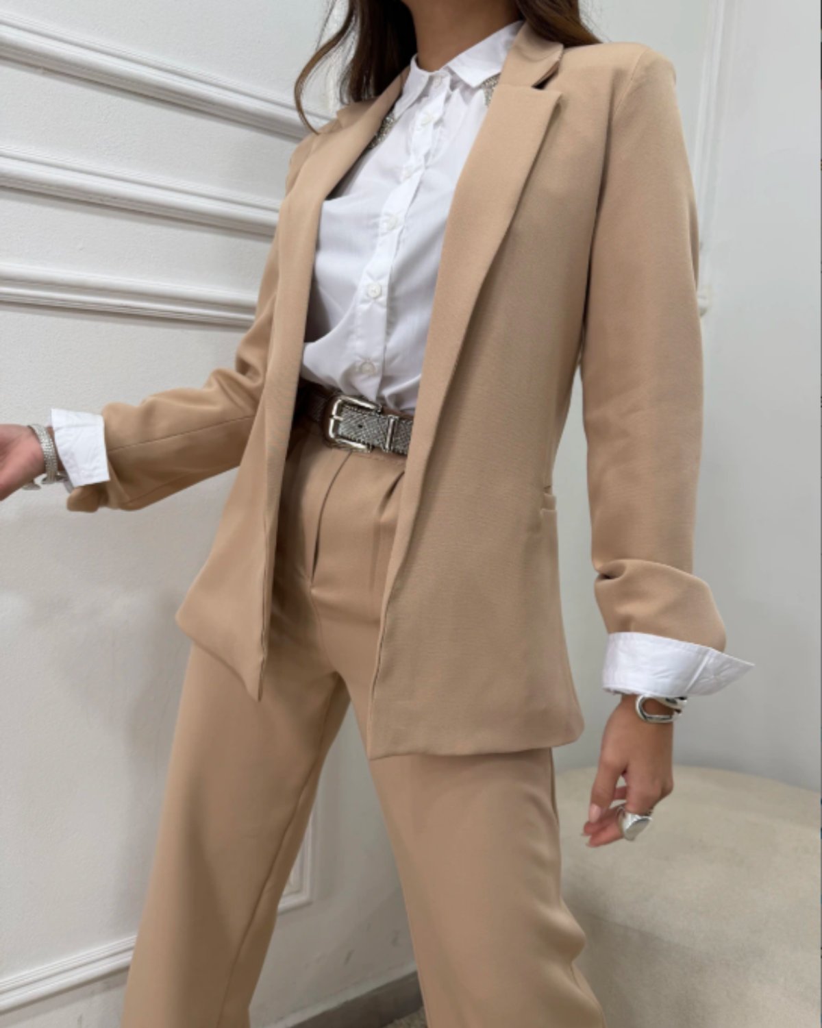 Conjunto Sastrero Blazer Forrado + Pantalón - 3