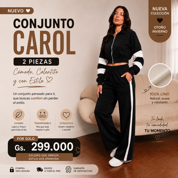 Conjunto Carol - Marrón 