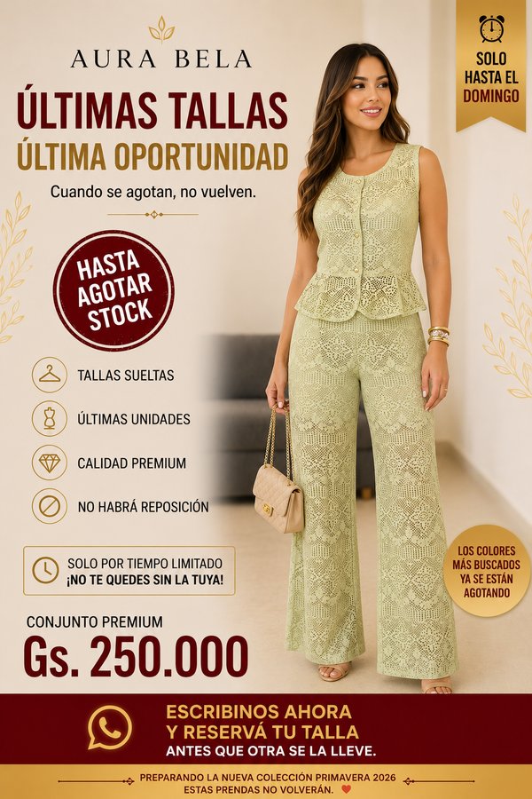 Conjunto de Encaje Elegante