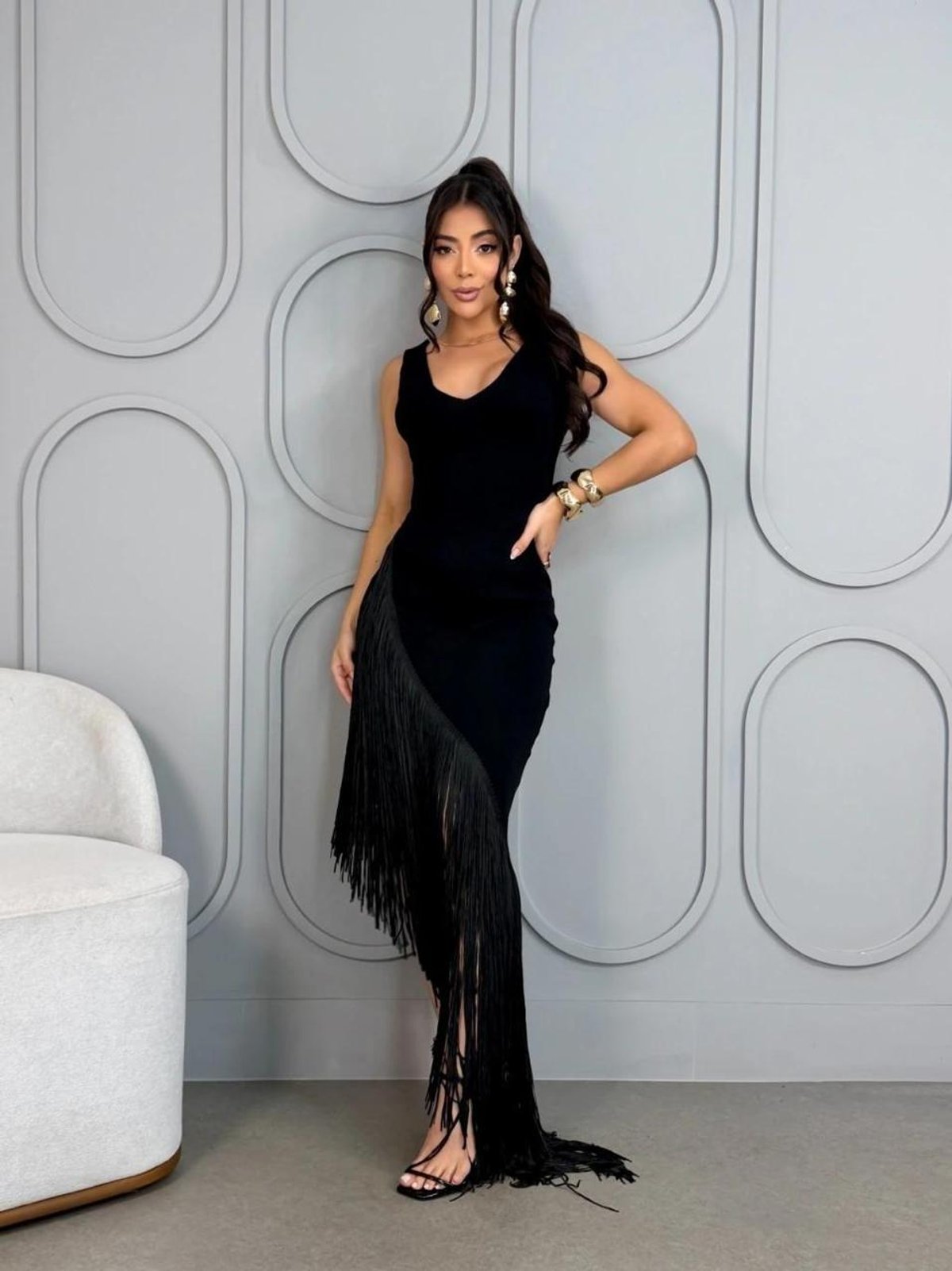 Vestido de Flecos Nueva Colección - 3