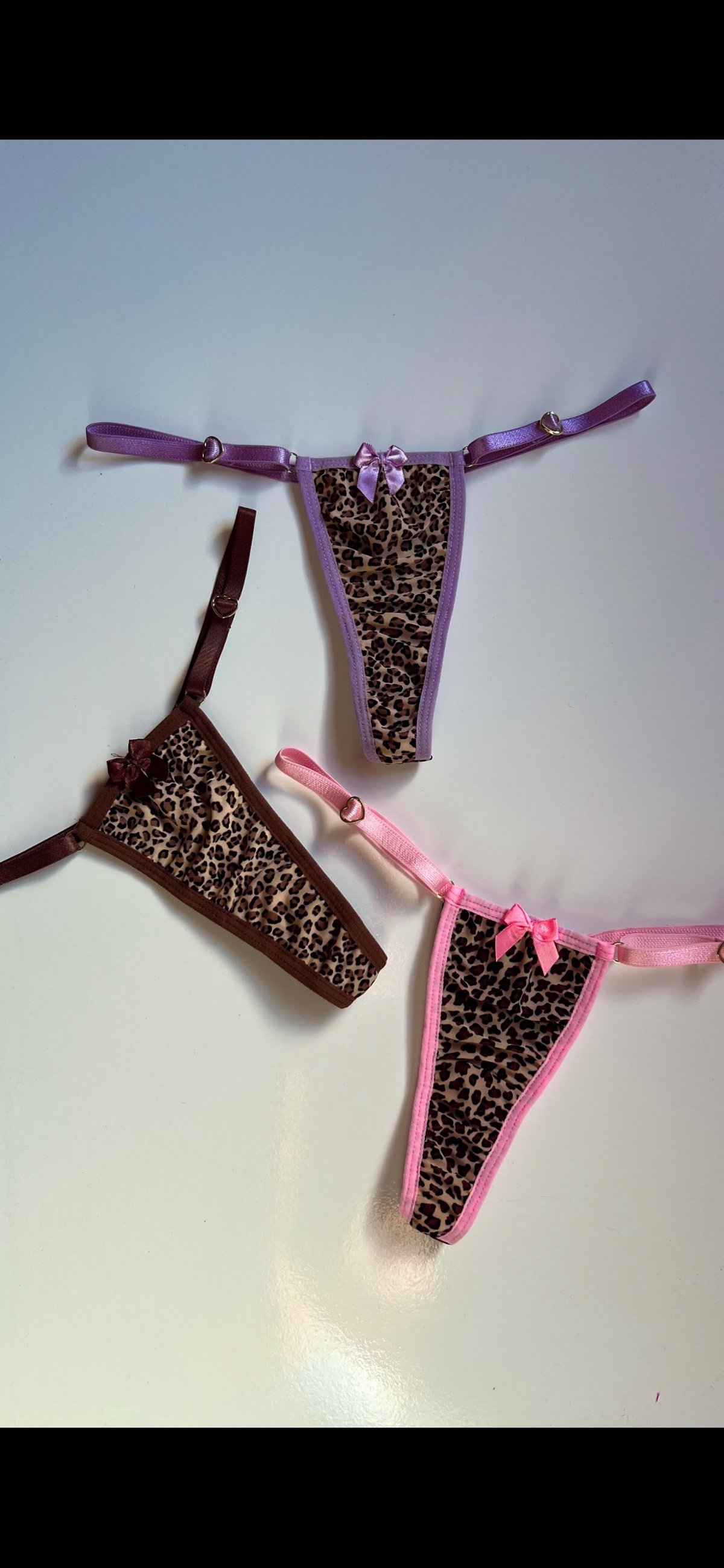 Tanga Animal Print liso  - 3