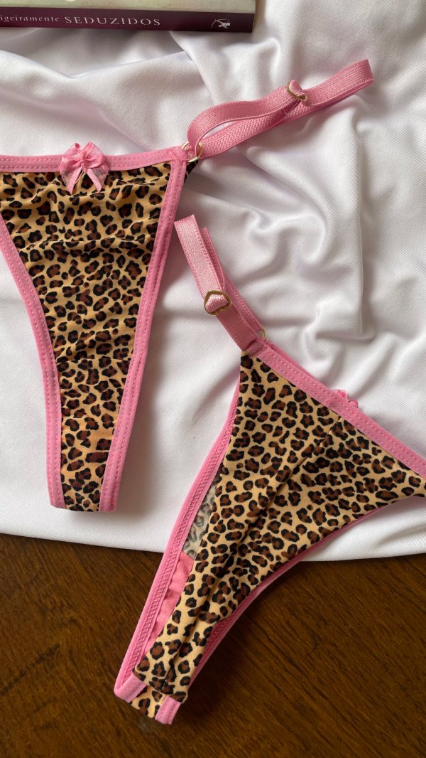 Tanga Animal Print liso 