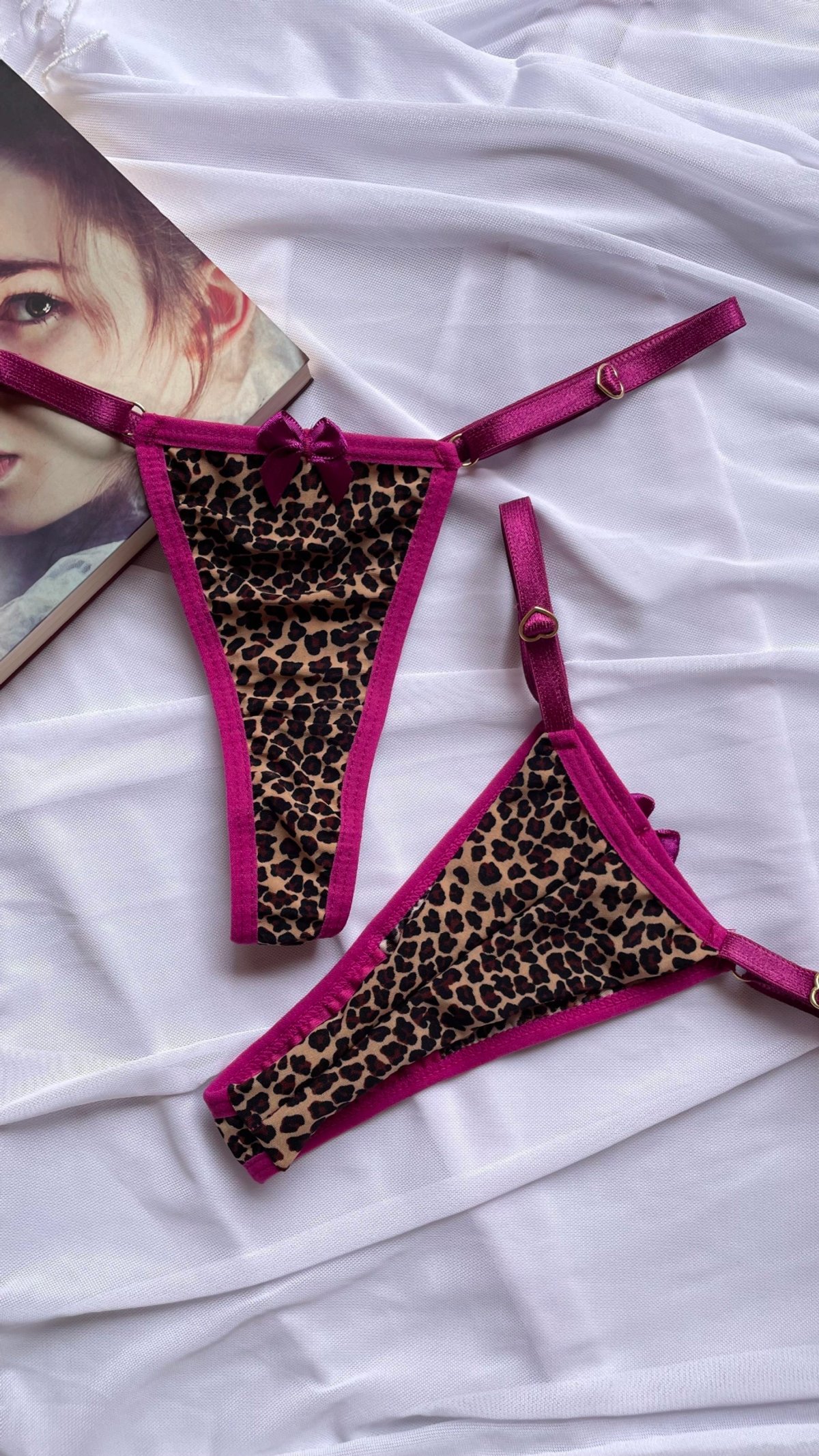 Tanga Animal Print liso  - 2