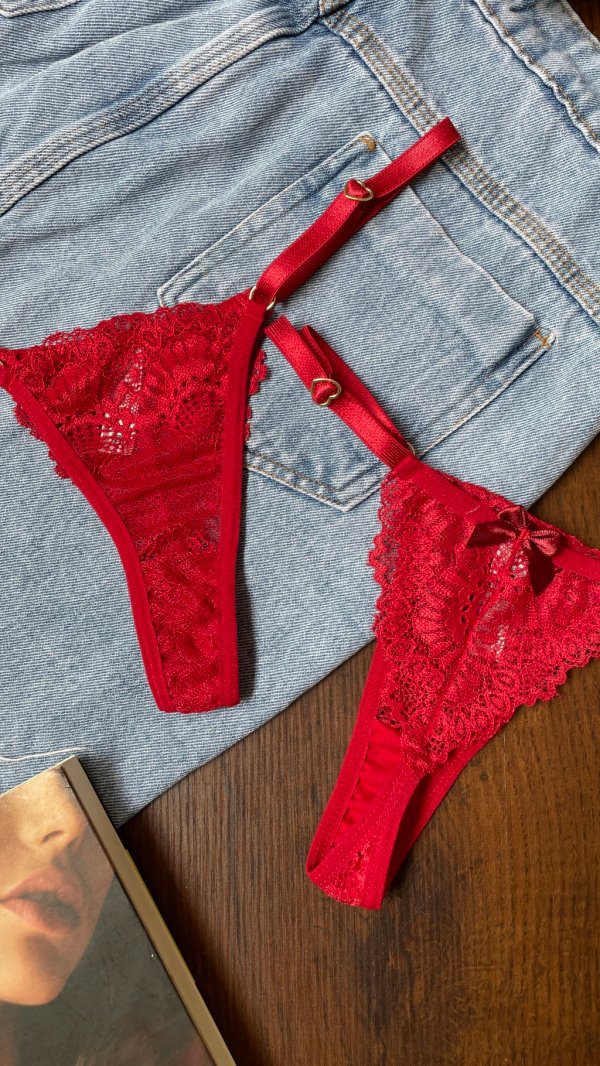 Tanga Mariposa de Encaje 