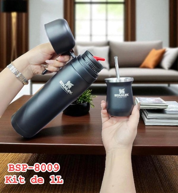 Kit termo de mate 1L