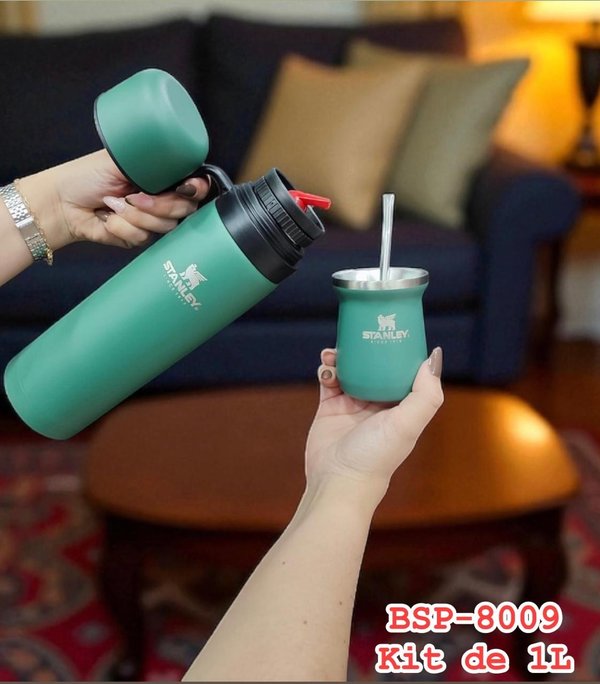 Kit termo de mate 1L