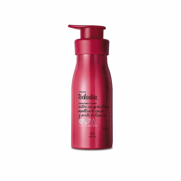 Crema desodorante hidratante corporal Tododia- Cereza y avellana 400ml