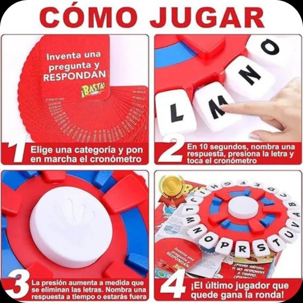 Juego de Mesa de Palabras Rápidas | ¡Basta 2.0!