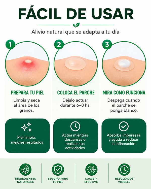 Pack de 48 Parches Anti-Acne Circulares  | Luminex
