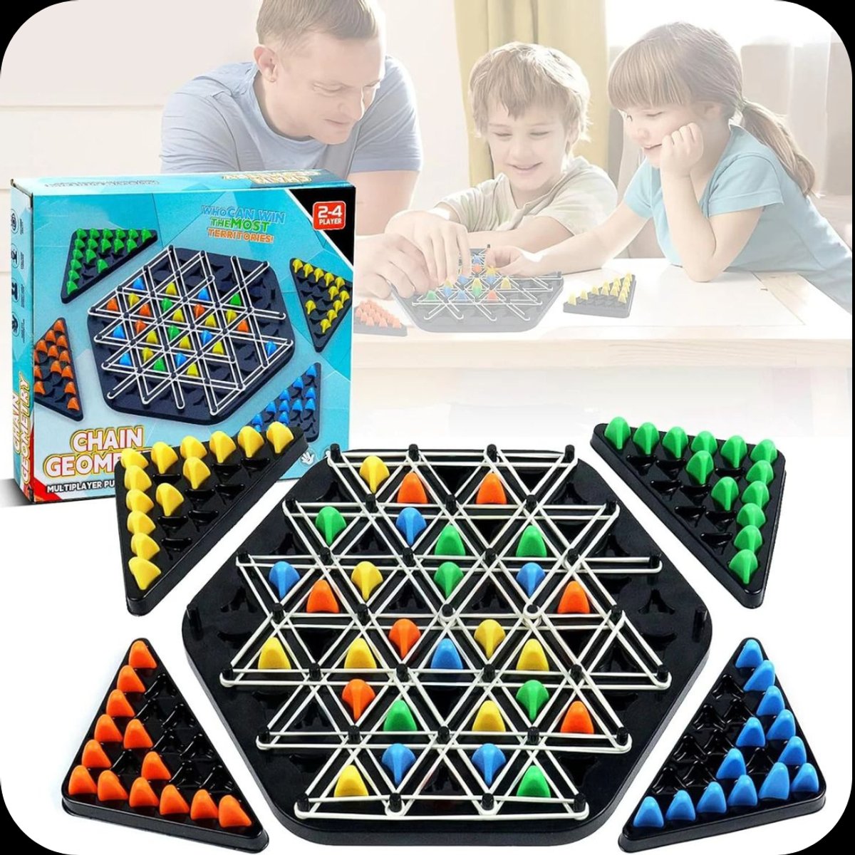 Juego de Estrategia con Bandas Elásticas | ChainMaster - 3