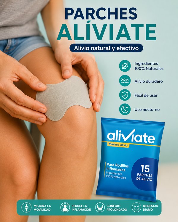 Pack de 15 Parches para Rodilla -Aliviate
