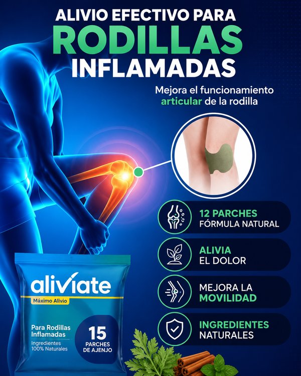 Pack de 15 Parches para Rodilla -Aliviate