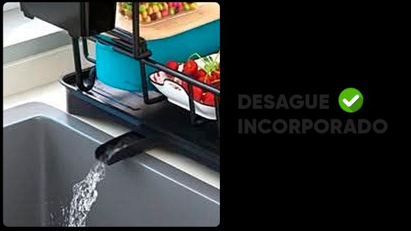 Escurridor Spoway con Bandeja y Drenaje de Calidad Superior | FlowDry