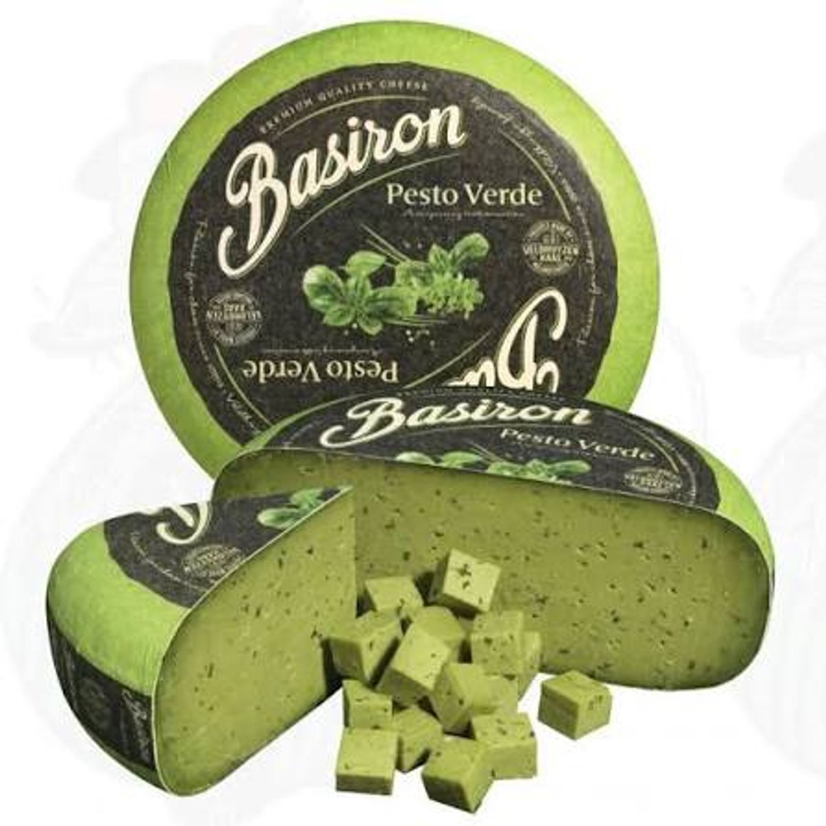 Gouda c/ pesto verde BASIRON 200gr - 2