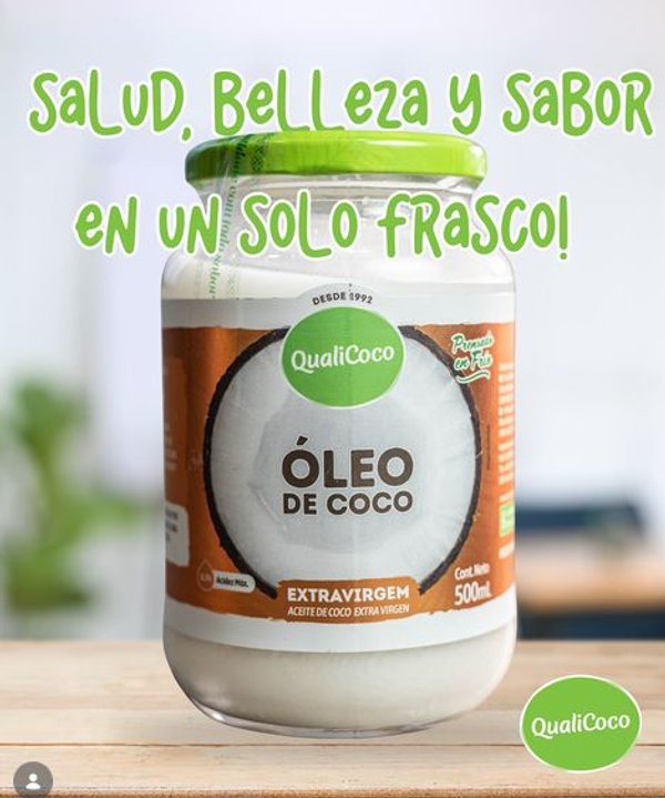 ACEITE DE COCO VIR. QUALICOCO 500ML