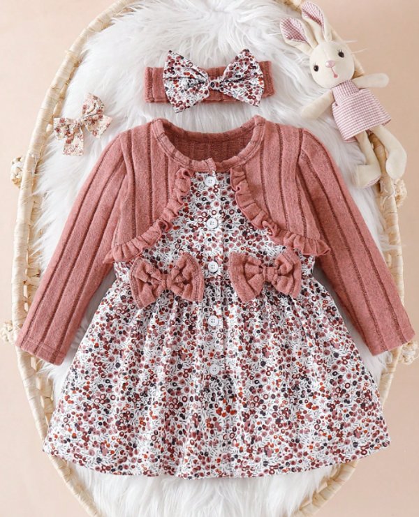 Vestido mangas largas