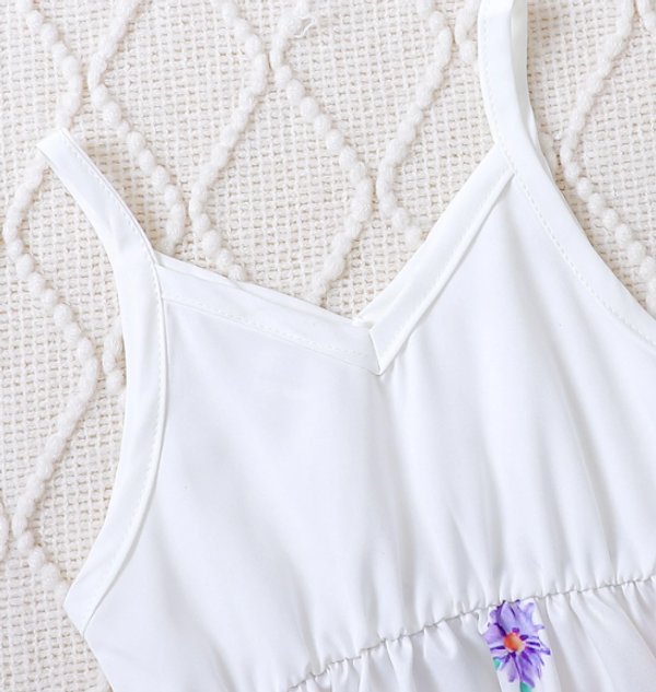 vestido con estampado floral