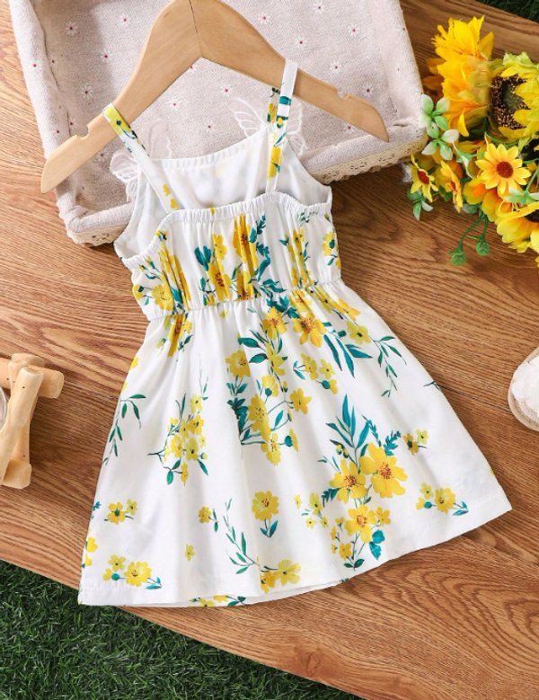 vestido con estampado floral