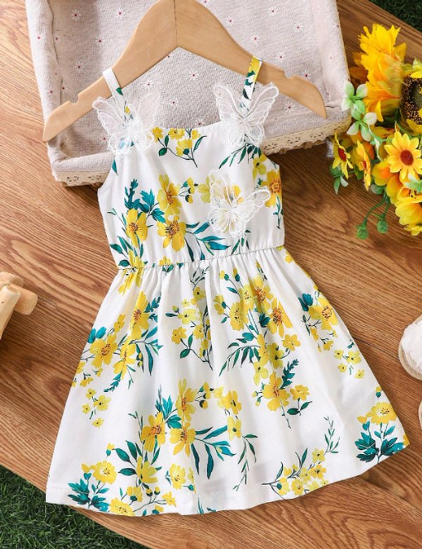 vestido con estampado floral