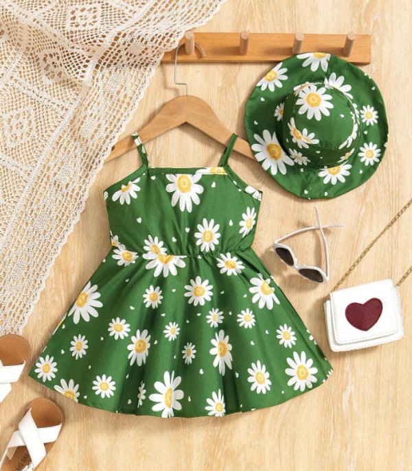 vestido con estampado floral