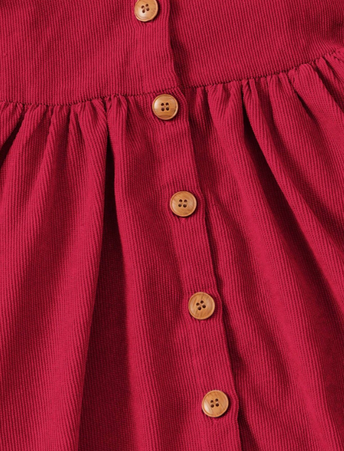vestido Bordo mangas corta - 3