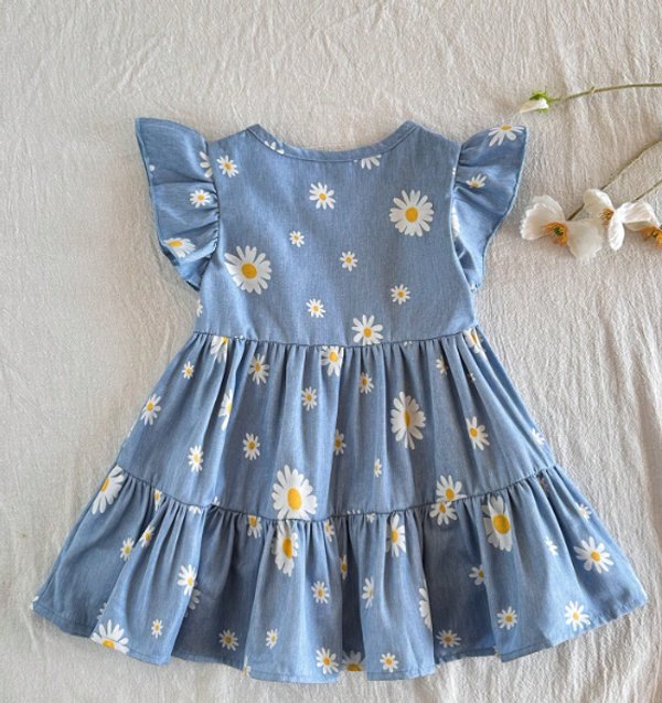 vestido con estampado floral