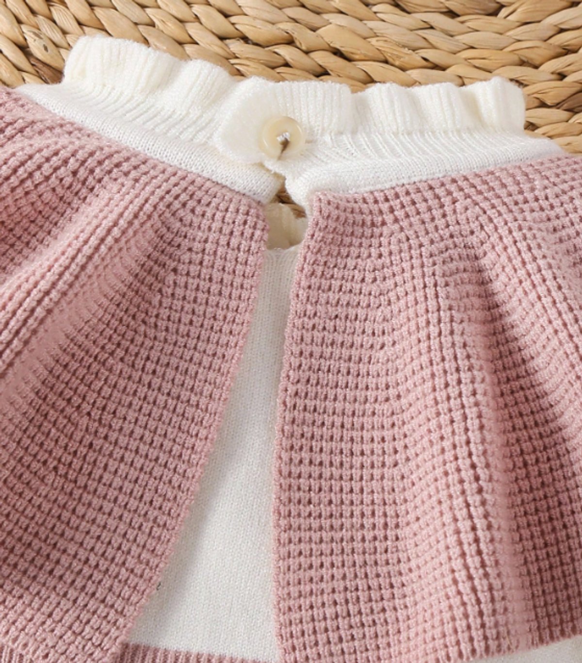 Vestidito tejido rosa  - 4