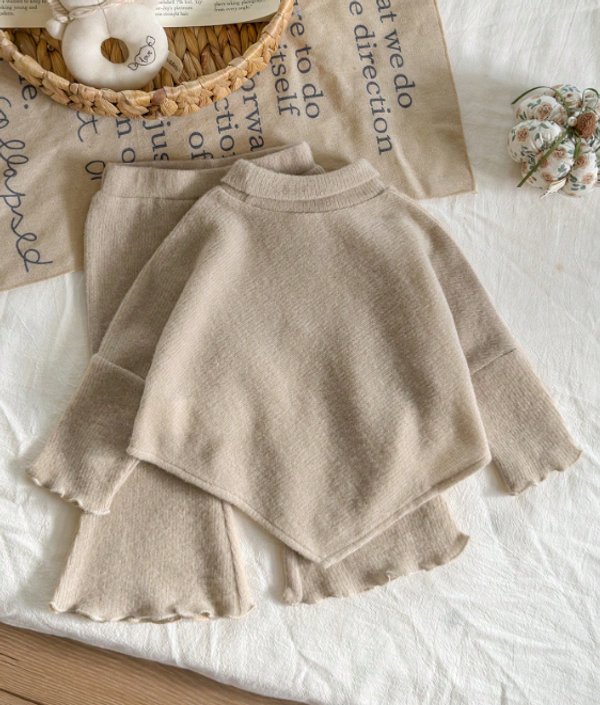 Conjunto tejido beige 