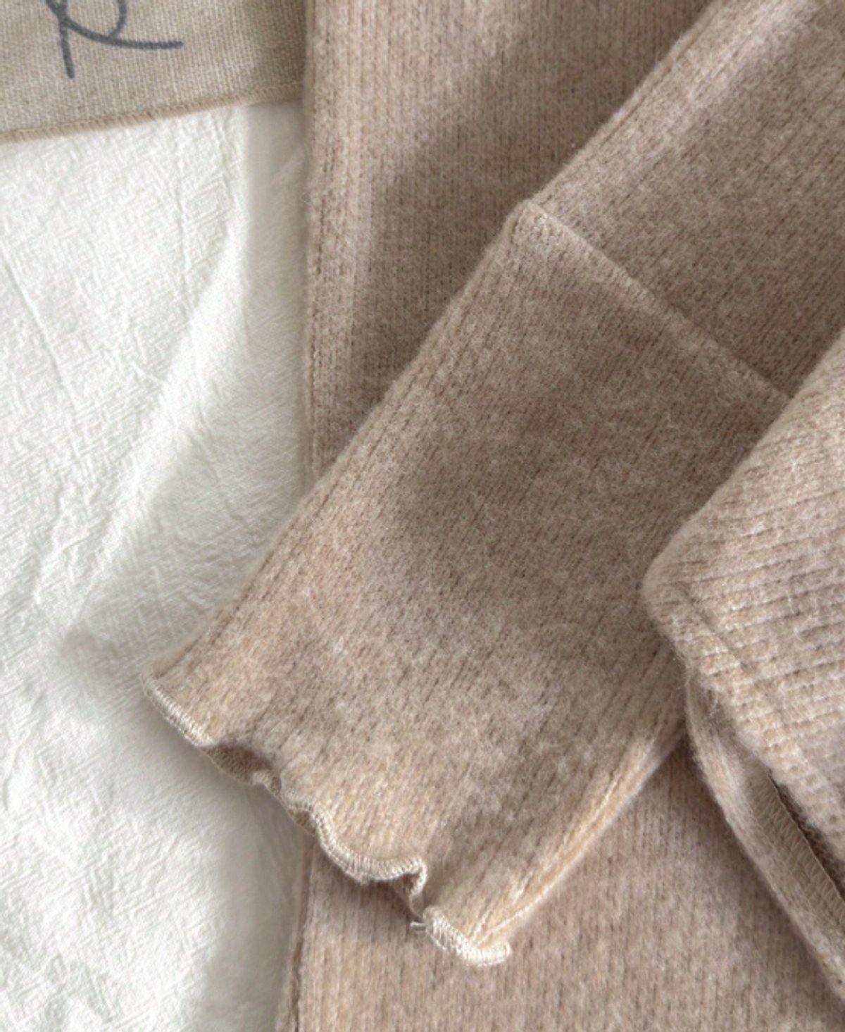 Conjunto tejido beige  - 5