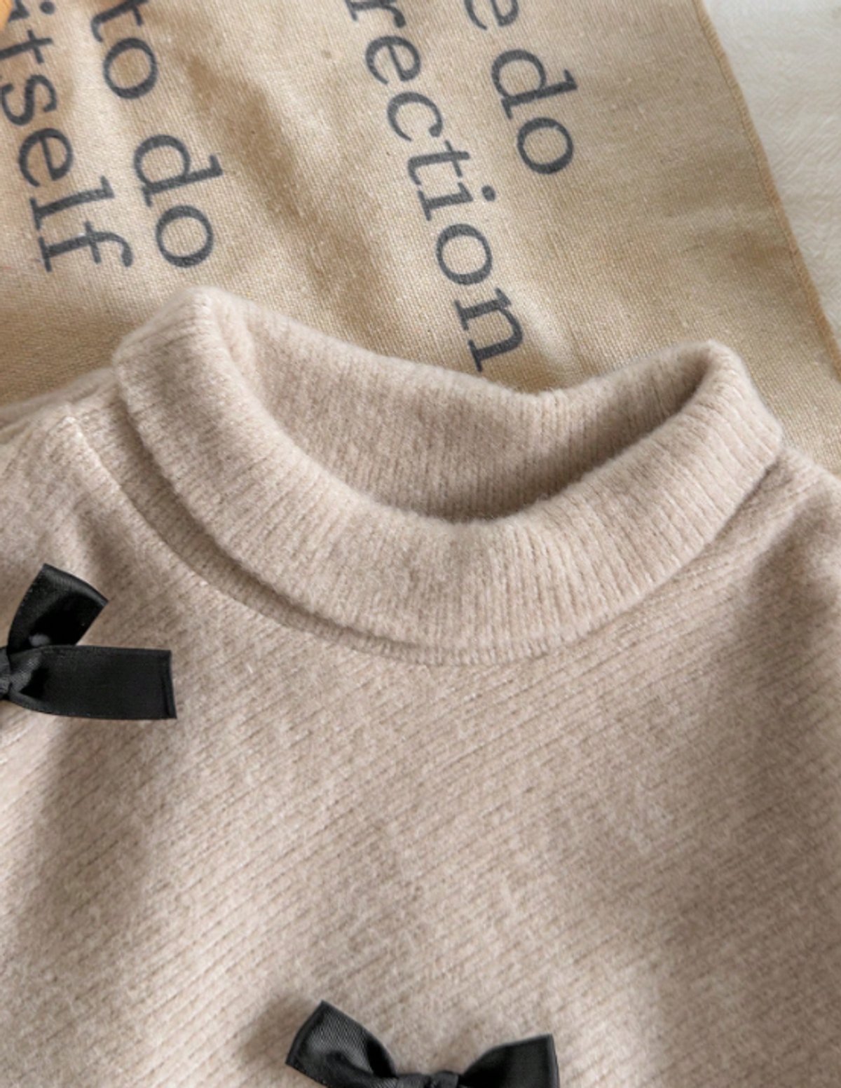 Conjunto tejido beige  - 6
