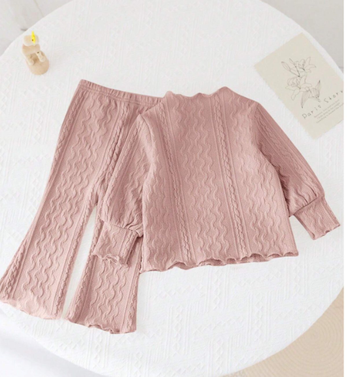 Conjunto top de manga larga - 2