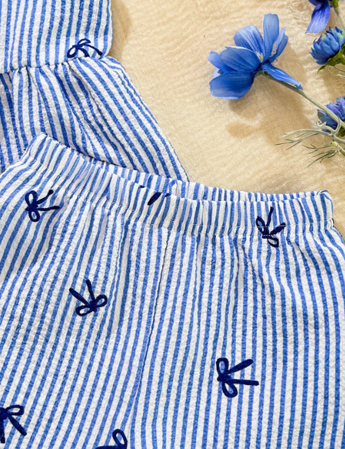 blusita de tirantes  con short a juego - 4