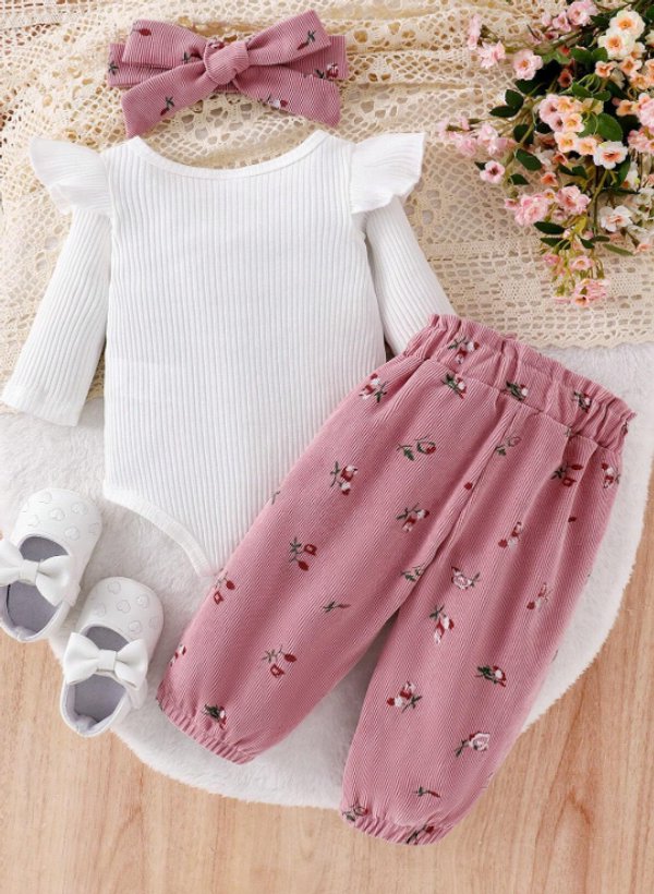 Set Encanto Floral Rosa