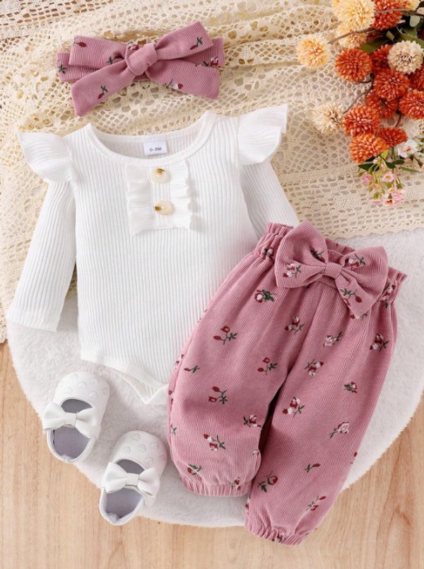 Set Encanto Floral Rosa