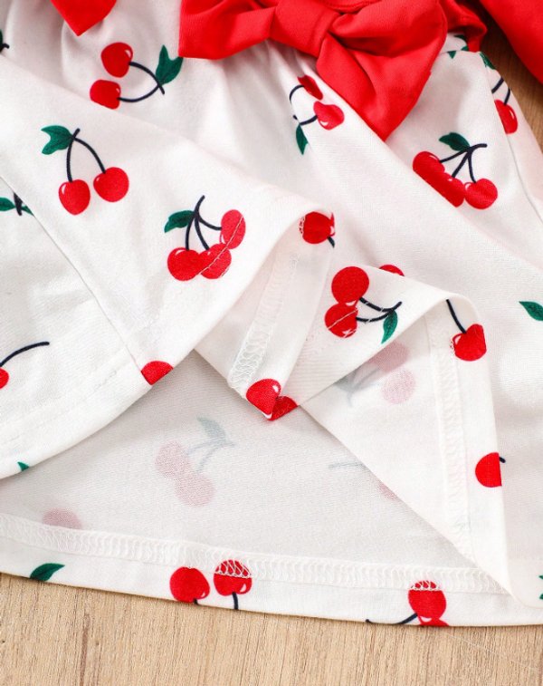 Vestido Cherry Elegance con Bolero Rojo