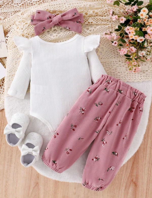 Conjunto Floral Rose Charm