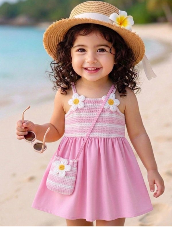 Vestido Margarita Rosa 🌸