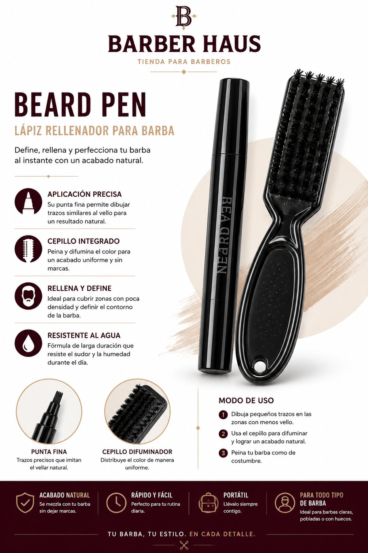 Pincel para rellenar - Bear Pen - 3