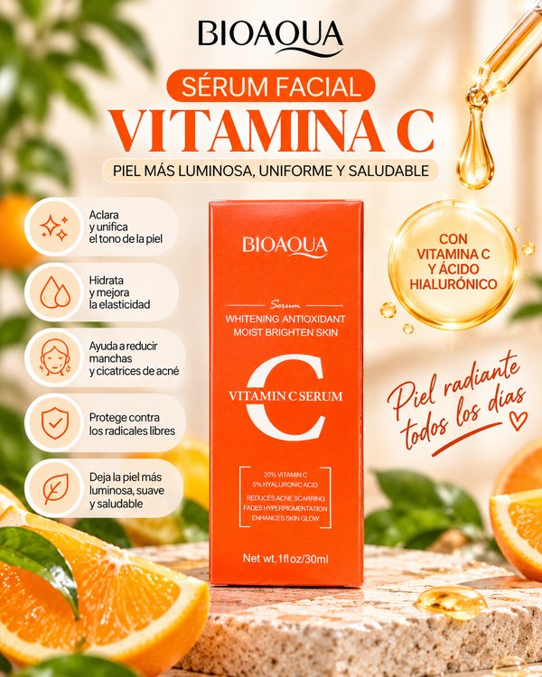 Combo Vitamina C – Rutina Facial Completa + Sérum de Pestañas