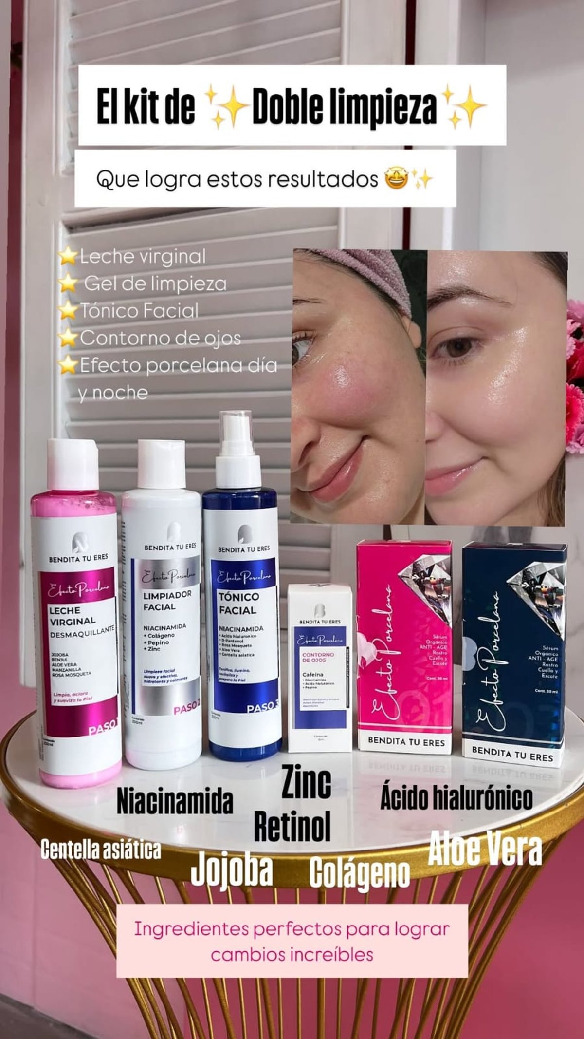 ✨ Kit Completo Efecto Porcelana – Piel Radiante en 6 Pasos - 3