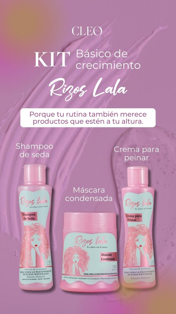 ✨ Kit Esencial Rizos Lala – Hidratación y Definición
